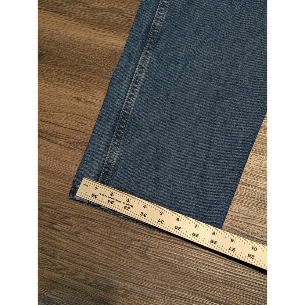 Wrangler Rugged Wear Mens Relaxed Fit Straight Leg Jeans Blue 38x30 35001AI - Picture 4 of 7